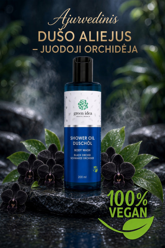 Dušo aliejus Juodoji Orchidėja 200 ml