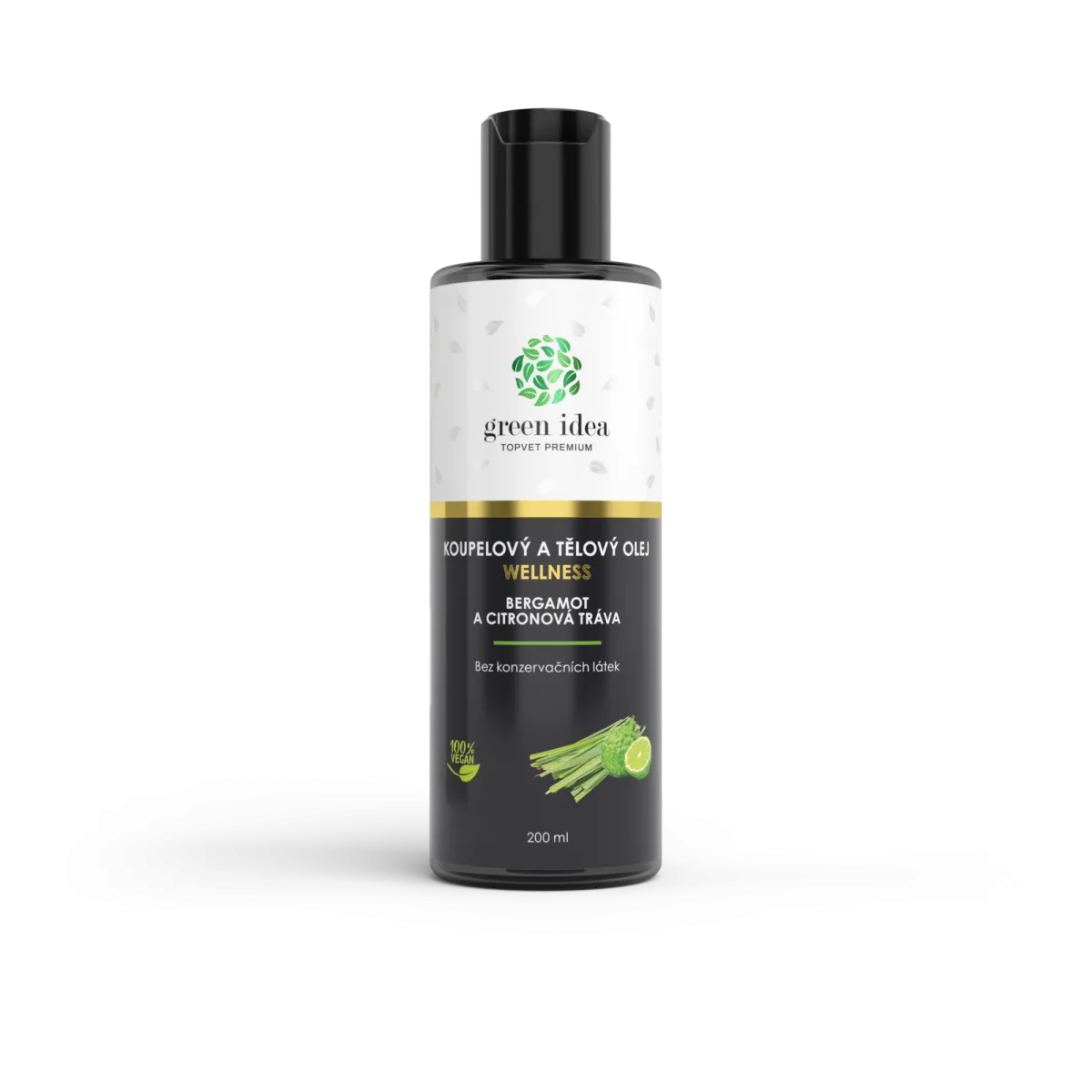 Vonios ir kūno aliejus „Bergamotė ir citrinžolė“, 200 ml
