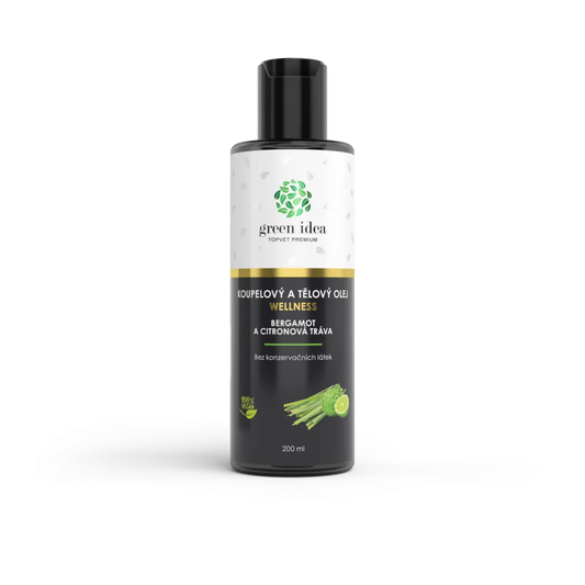 Vonios ir kūno aliejus „Bergamotė ir citrinžolė“, 200 ml