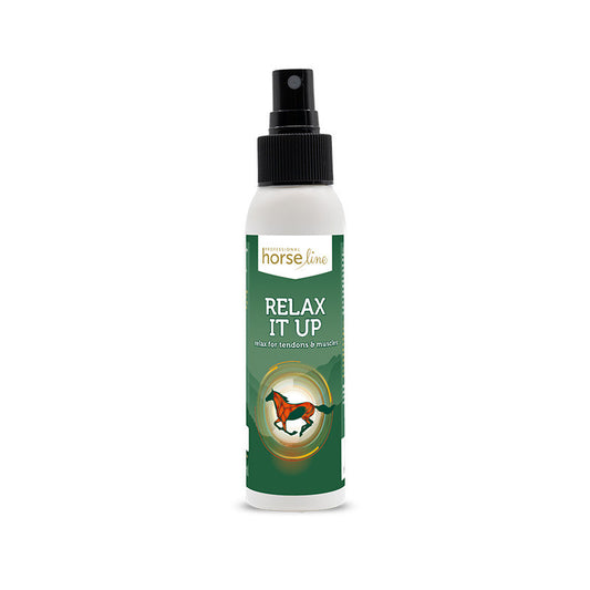 Relax It Up šildomasis linimentas žirgams – raumenų ir sausgyslių atsigavimui 100 ml